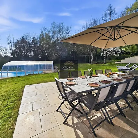 Famille Et Cousinade Piscine Chauffée Villa Englesqueville-en-Auge