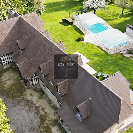 Famille Et Cousinade Piscine Chauffée Villa Englesqueville-en-Auge